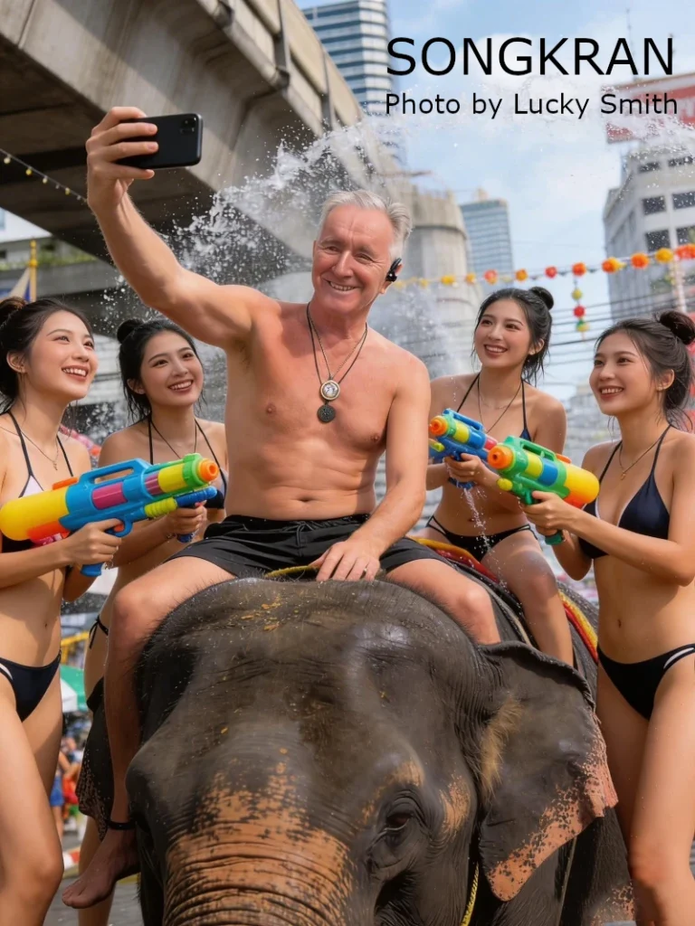 Songkran Water Festival Thailand.